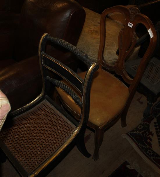 3 various chairs
